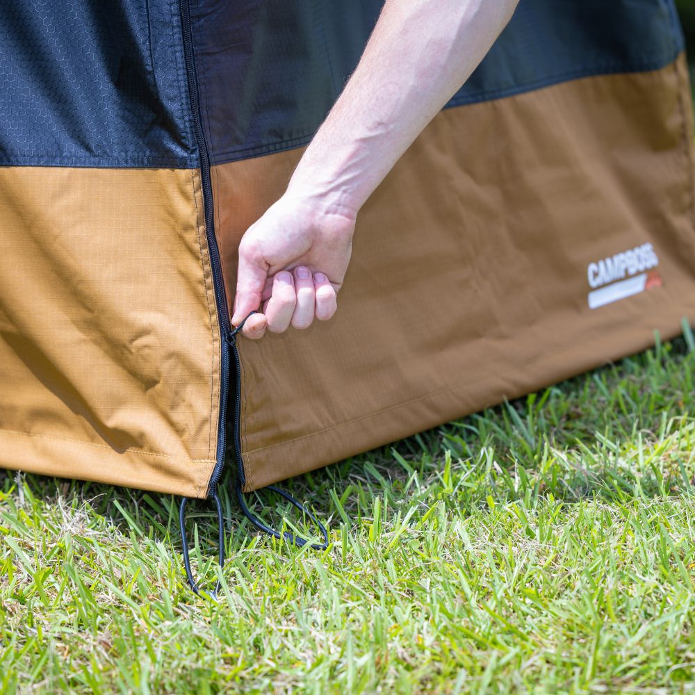 camp boss shower tent NUDIE BOSS Shower Tent Awning – CampBoss
