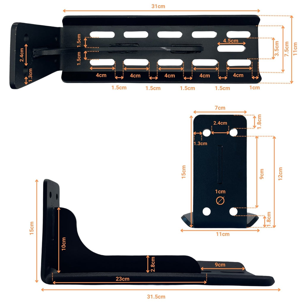 CampBoss Heavy-Duty Awning L Bracket