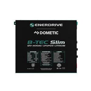 Enerdrive B-TEC 12V 400Ah Slimline Lithium Battery