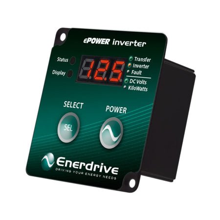 Enerdrive ePOWER 2000W 12V True Sine Wave Inverter with AC Transfer & Safety Switch