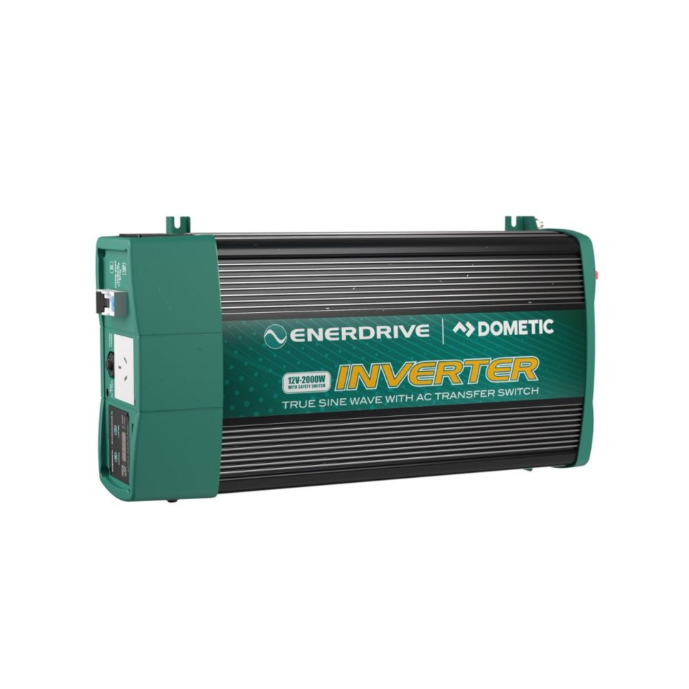 Enerdrive ePOWER 2000W 12V True Sine Wave Inverter with AC Transfer & Safety Switch