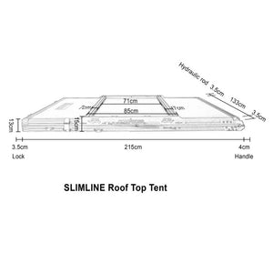 Slimline 1.2 Rooftop Tent